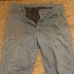 L.L Bean light washed jeans